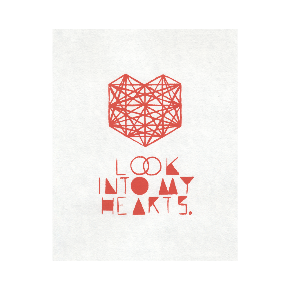 Look into My Hearts Print