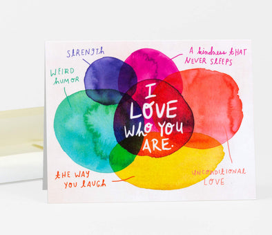 I Love Who You Are Card