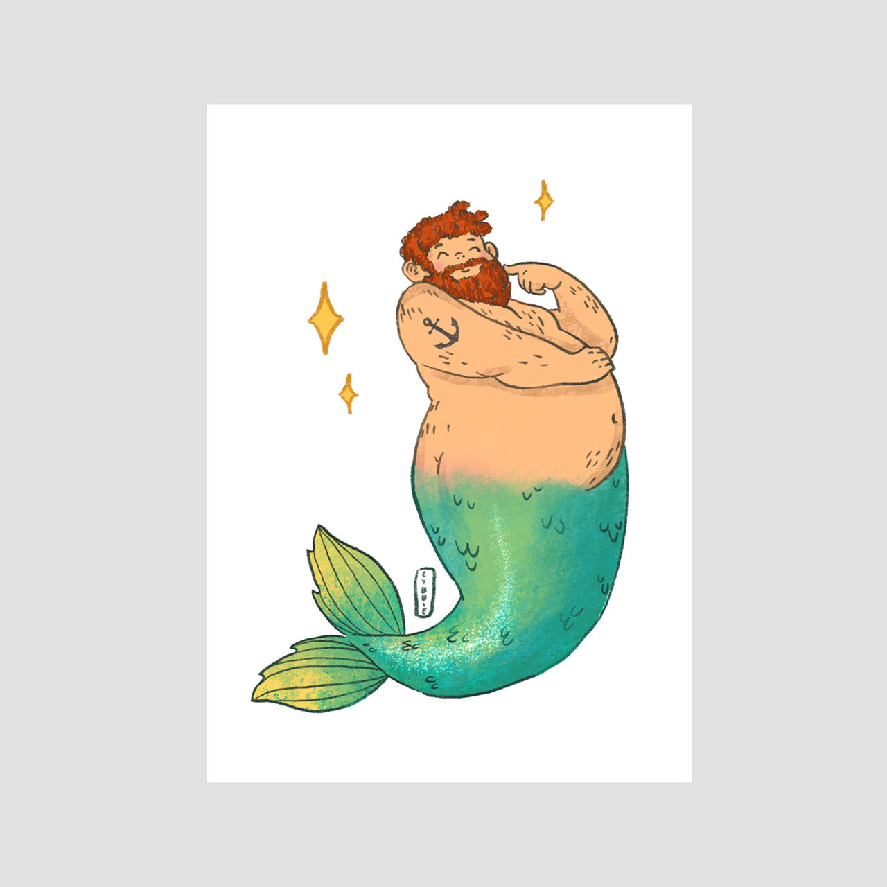 Mer-Slay Print