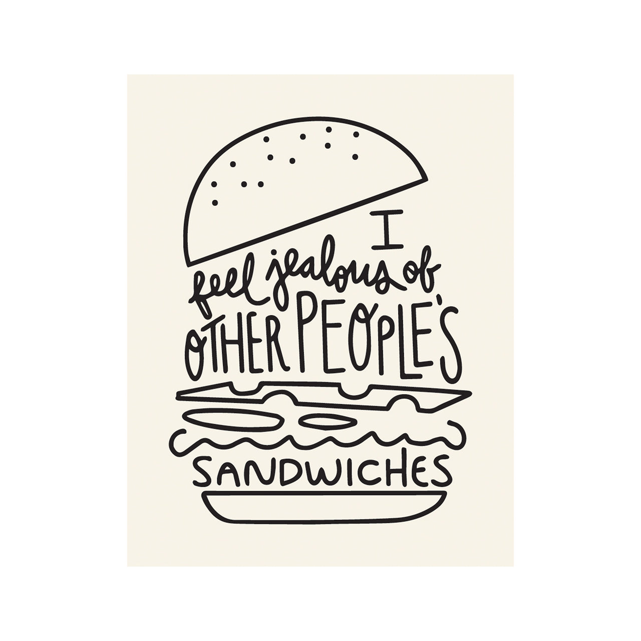 Other People's Sandwiches Print
