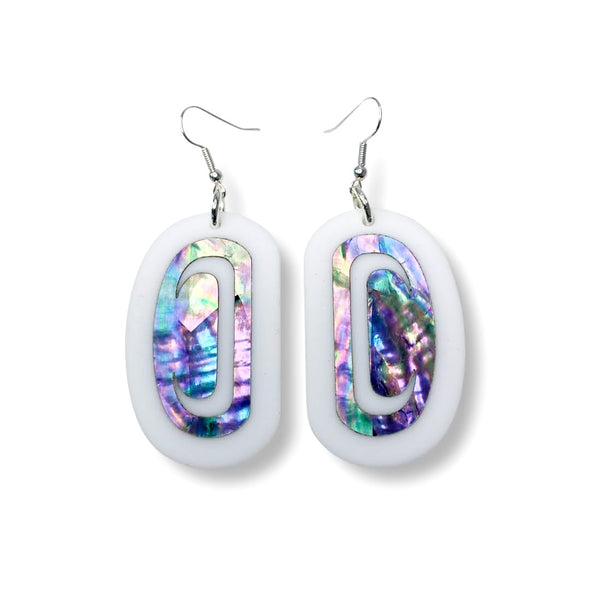 Abalone Ovoid - White