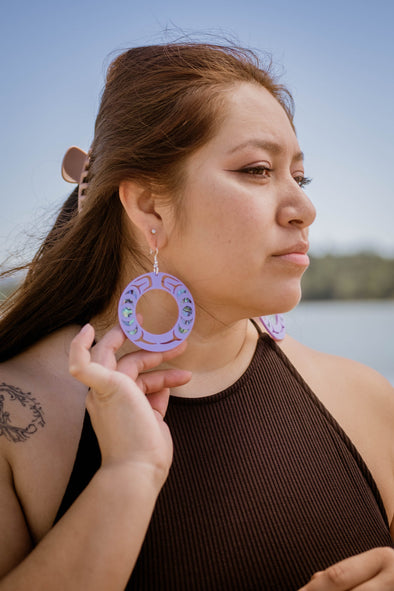 Nala Hoops - Lavender