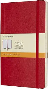 Large Scarlet Red Moleskine Notebook