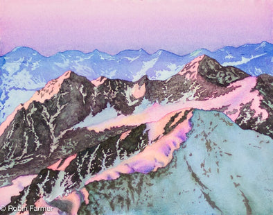 Chugach Alpenglow Print