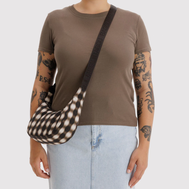 Small Nylon Crescent Bag
