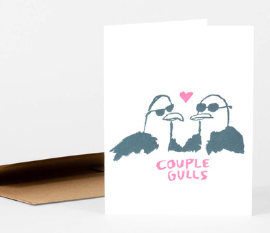 Couple Gulls Card