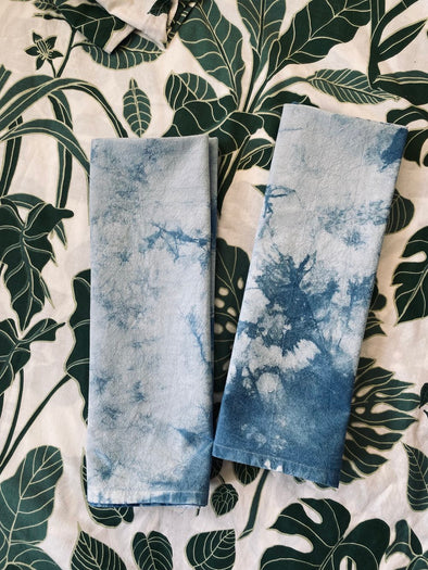 Indigo Cloud Tea Towel Set