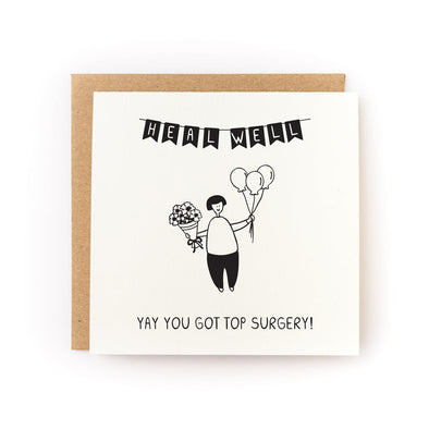 Yay You Got Top Surgery Gender Transition Card