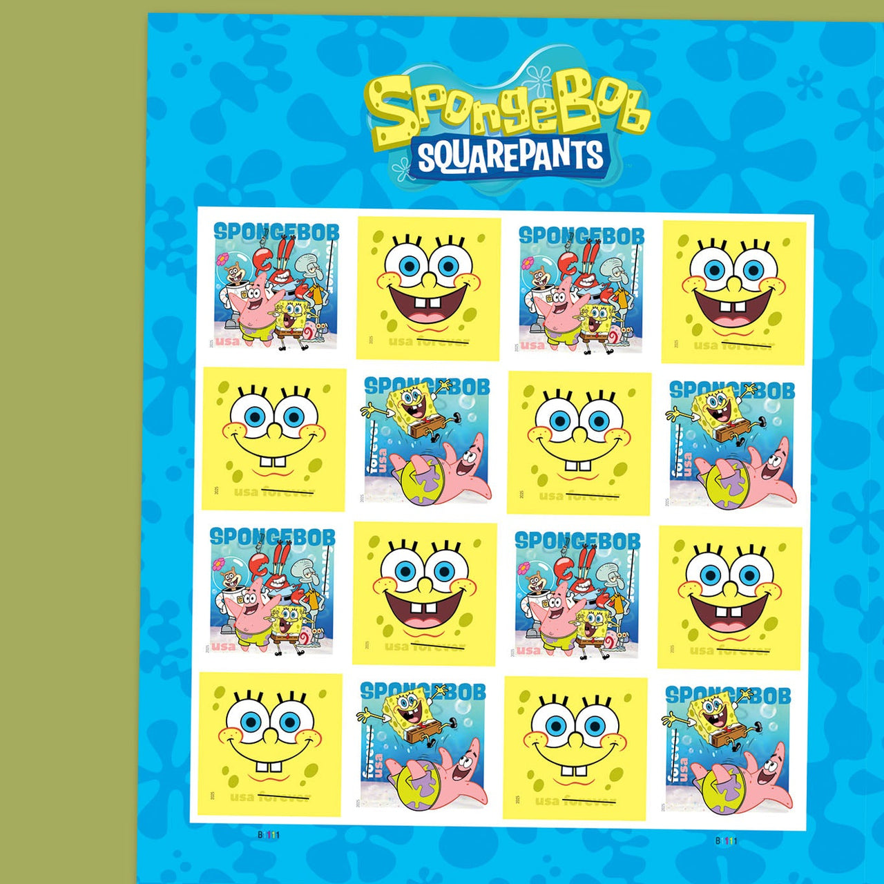 *Forever Letter Stamps: SpongeBob Squarepants*
