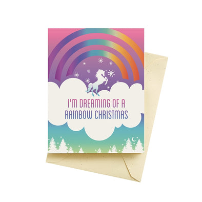 Unicorn Holiday Card