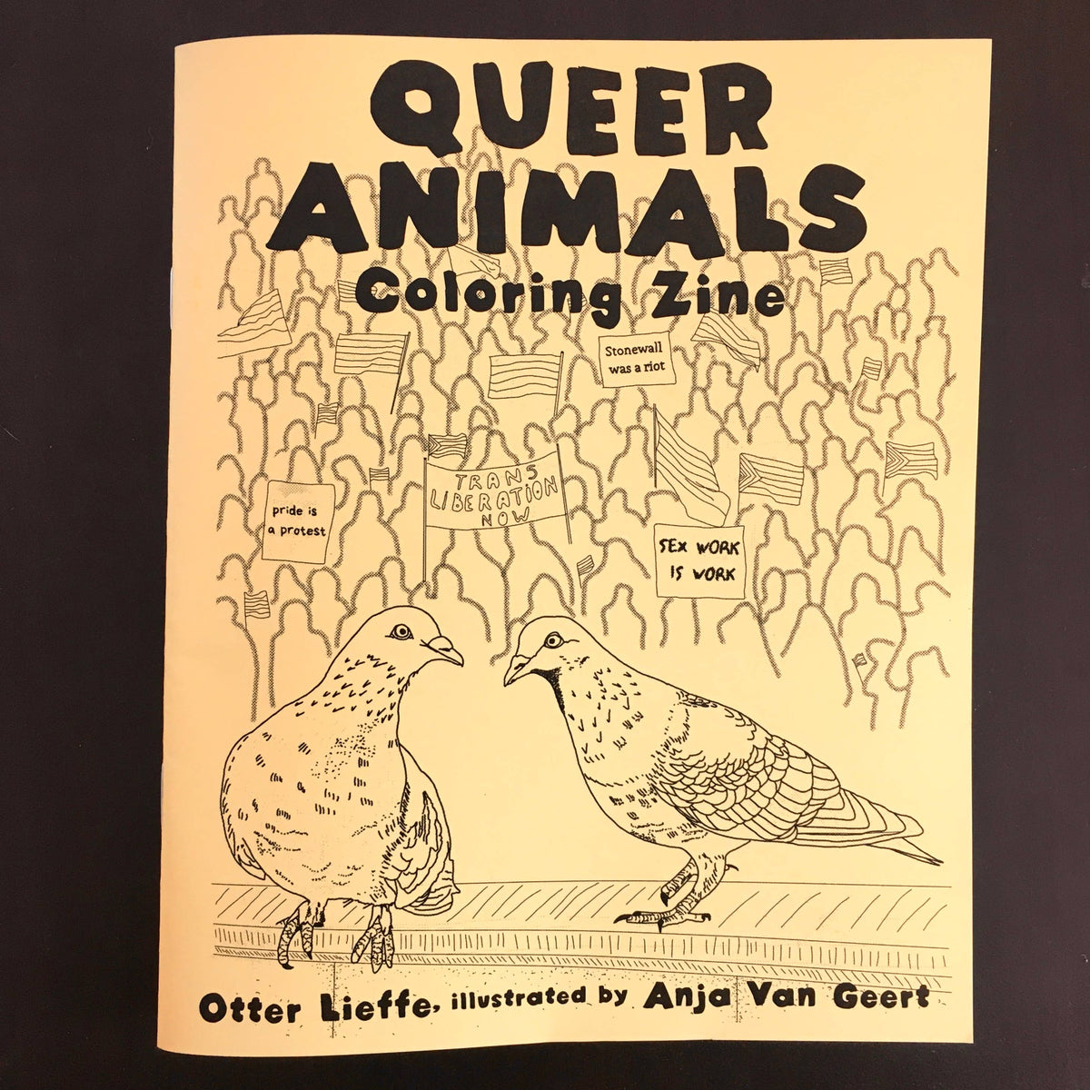 Queer Animals Coloring Zine