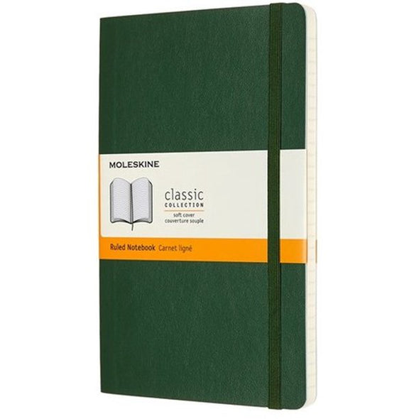 Large Myrtle Green Moleskine Notebook
