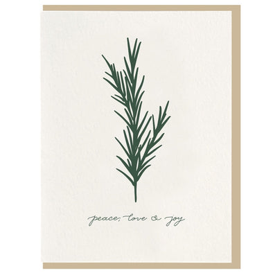Peace, Love & Joy Card