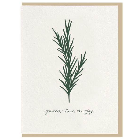 Peace, Love & Joy Card