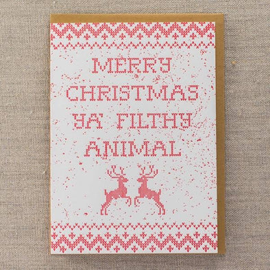 Filthy Animal Merry Christmas