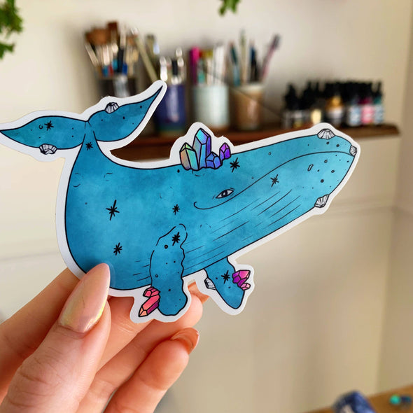Whale Holographic Sticker