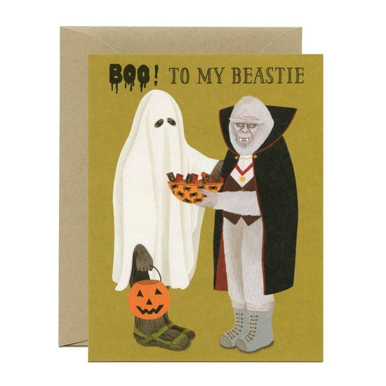 Beastie Halloween Card