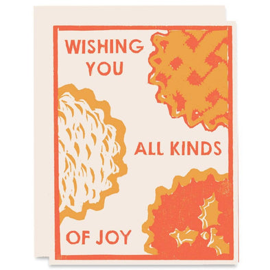 Wishing You All Kinds Winter Holidays Card - Set of 6