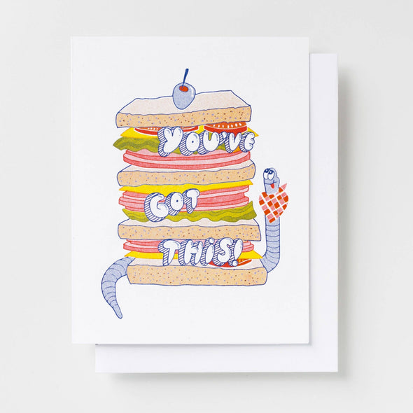 You've Got This Risograph Card