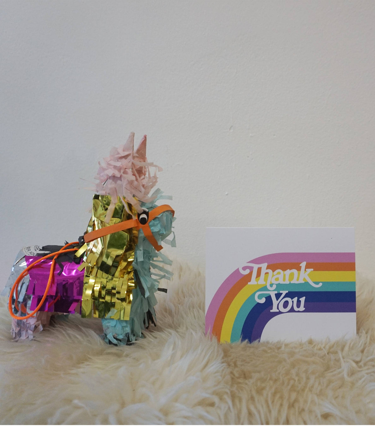 Rainbow Thank You Card