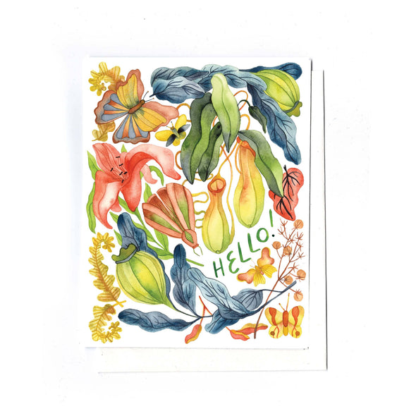 Botanical Hello Card