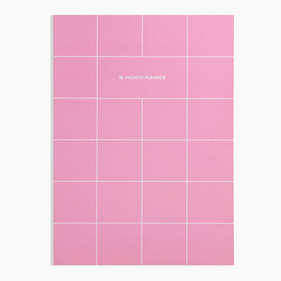 18-Month Planner in Pink