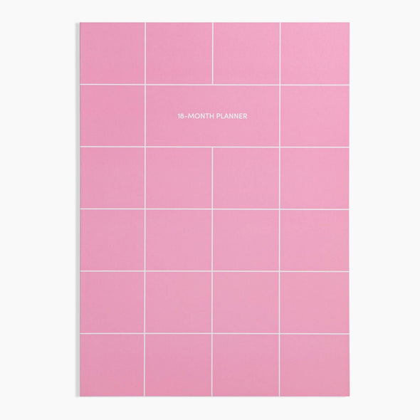 18-Month Planner in Pink