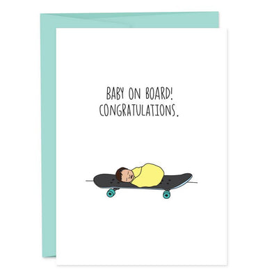 Baby On Board Greeting Card