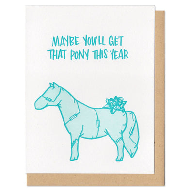 Maybe You'll Get That Pony Greeting Card Box Set
