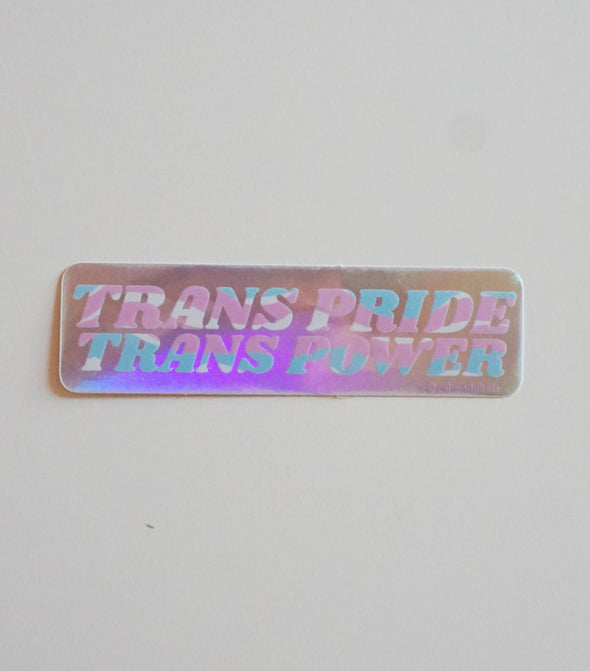 Trans Power Trans Pride Sticker
