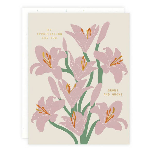 My Appreciation Grows and Grows Card