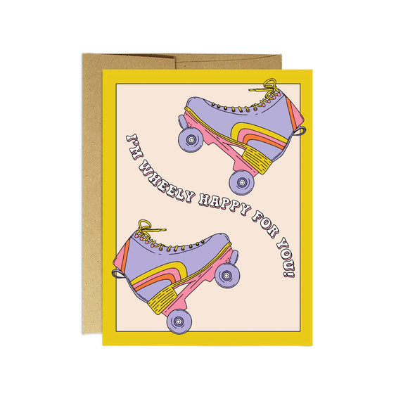 Wheely Happy for You | Encouragement Card
