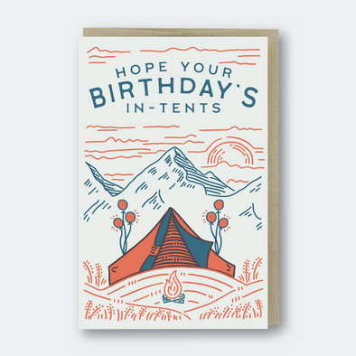In-Tents Birthday Card
