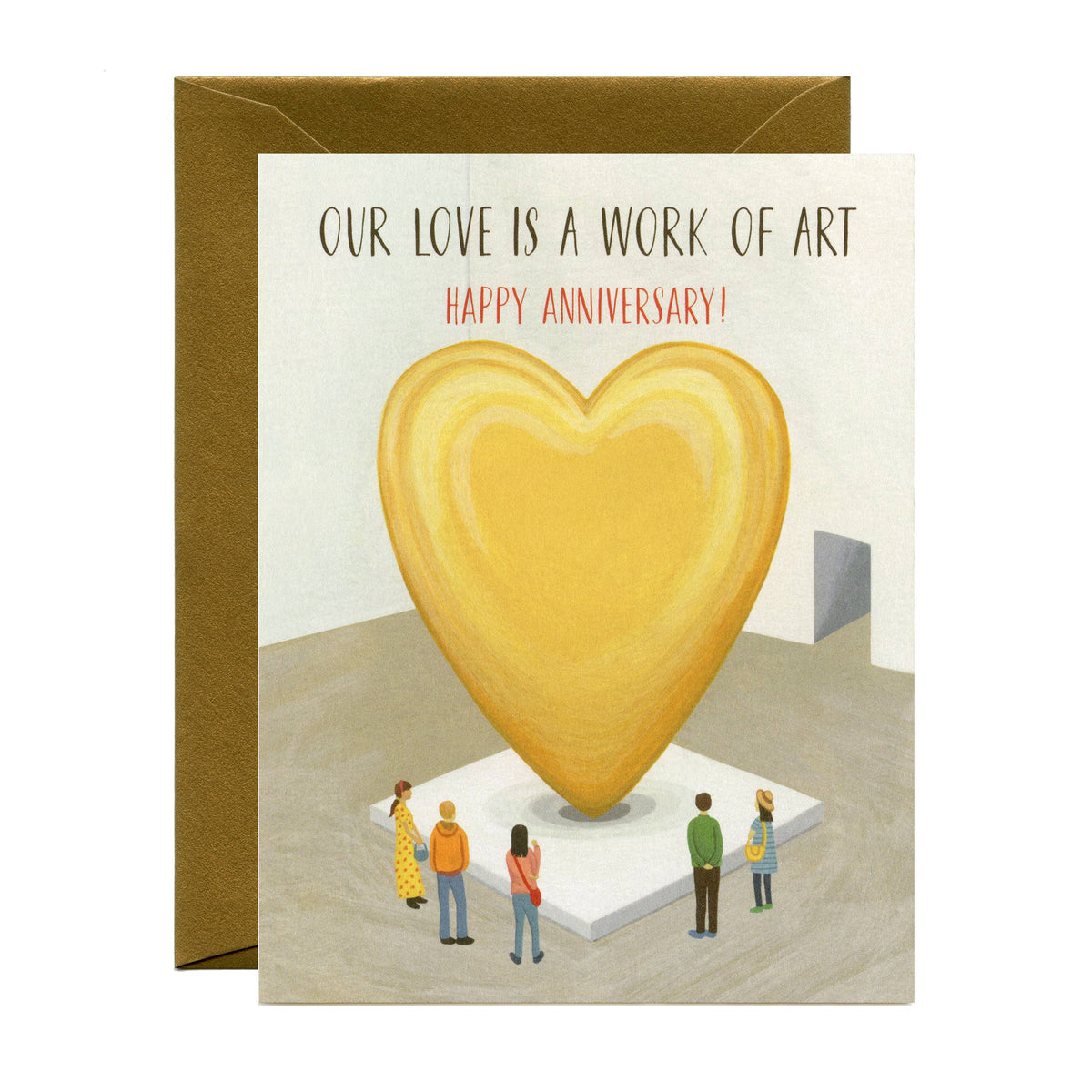 Museum Love - Work of Art Anniversary Card