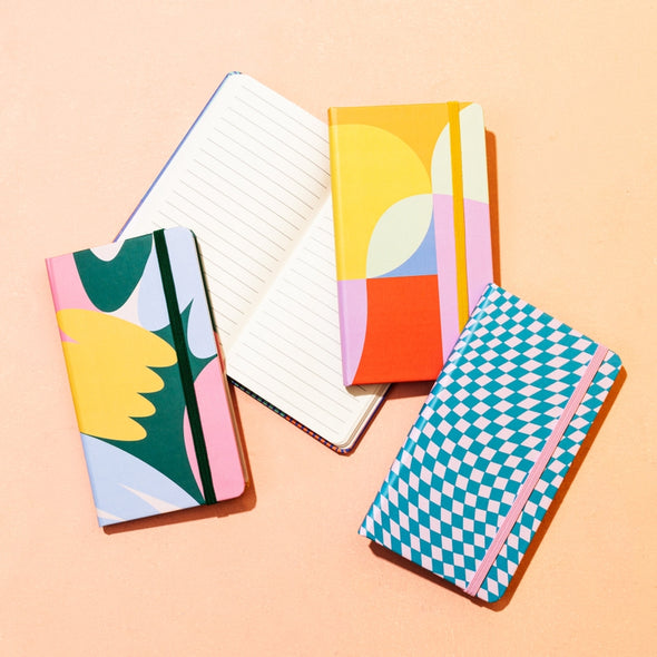 Pattern Hardcover Notebook in Lines