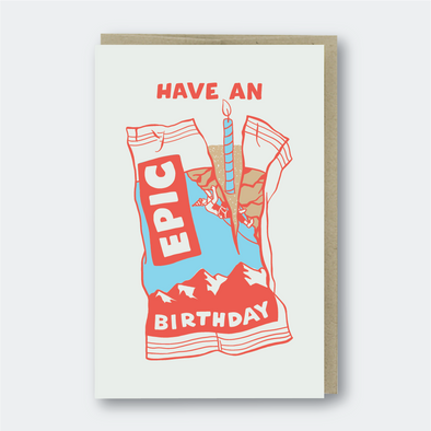 Snack Bar Birthday Card