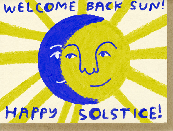 Welcome Back Sun Card