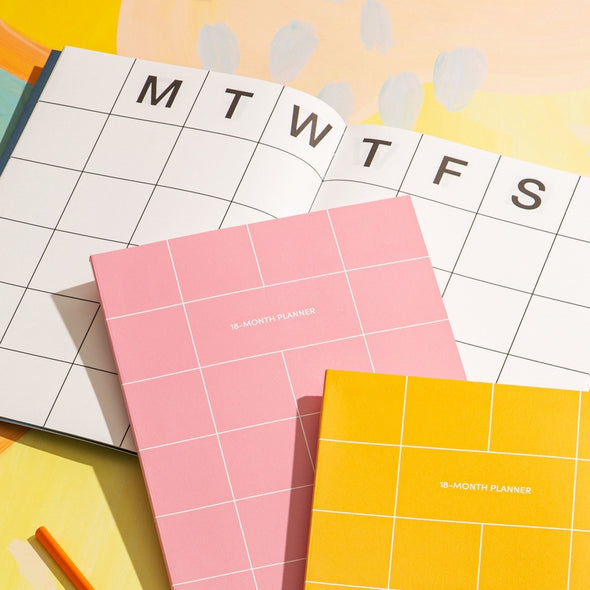 18-Month Planner in Pink