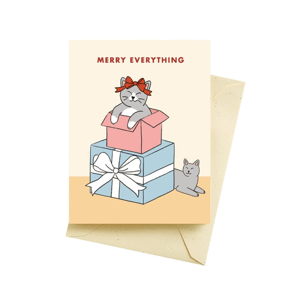 Merry Kittens Holiday Card