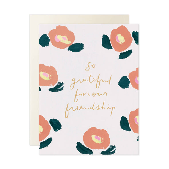 So Grateful For Our Friendship Card