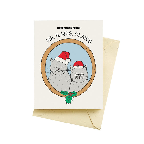 Mr. & Mrs. Claws Holiday Card