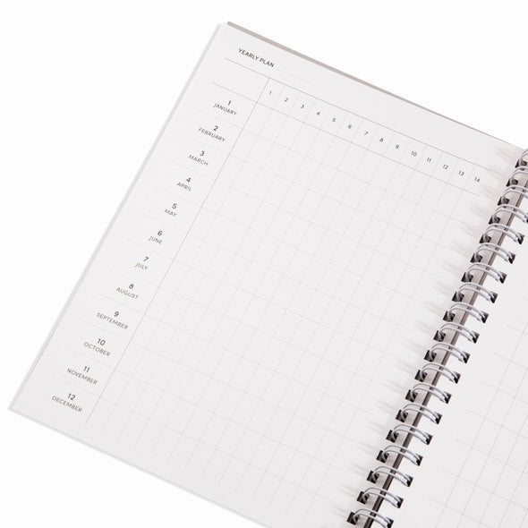 Daily Weekly Monthly Planner Small in Curves