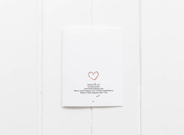 Whales in Love Greeting Card