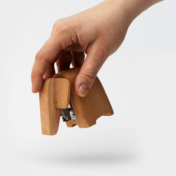 Wooden Mama Elephant Stapler