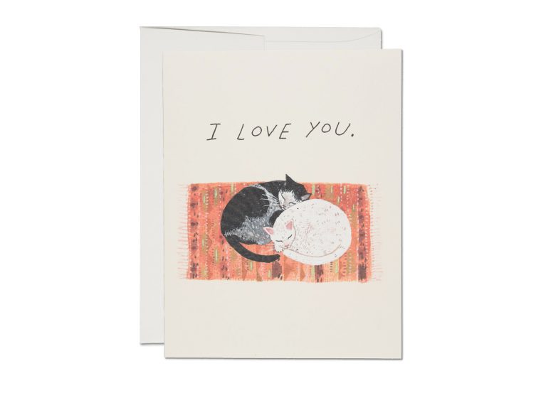 Cat Cuddle Card