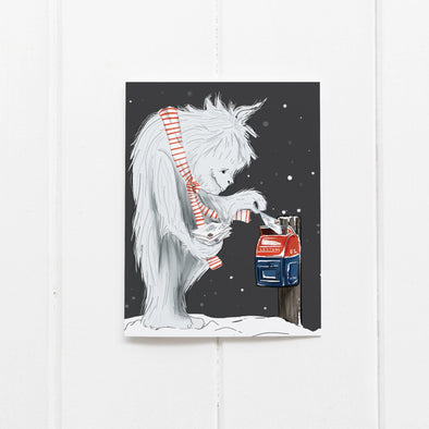 Yeti Sending Letters