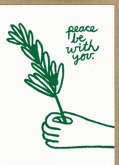 Peace Be With You Card