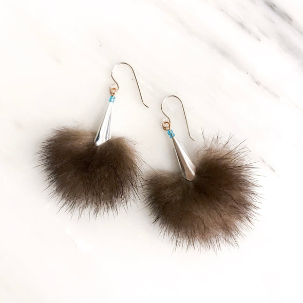 Cone Sea Otter Earrings