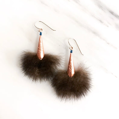 Cone Sea Otter Earrings