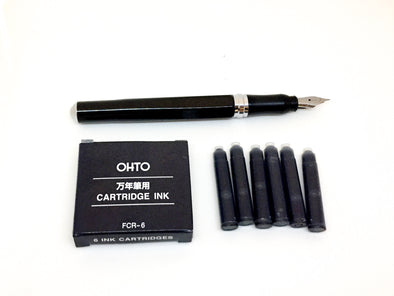 Ohto Dude Fountain Pen Refill Pack of 6